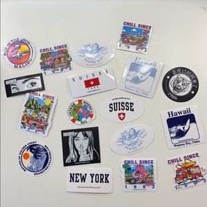 20 RARE brandy melville stickers